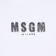 『ネコポス対応(1点まで)』MSGM エムエスジーエム クルーネックTシャツ/KIDS キッズ ガールズ ボーイズ/ロゴ プリントTシャツ ロゴT レディース
