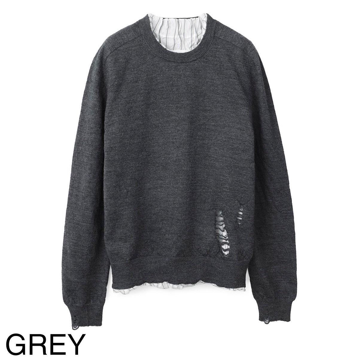 maison margiela メゾンマルジェラ ダメージデザインニットM 新品 楽天市場】MAISON MARGIELA メゾンマルジェラ 10 セーター S50GP0275