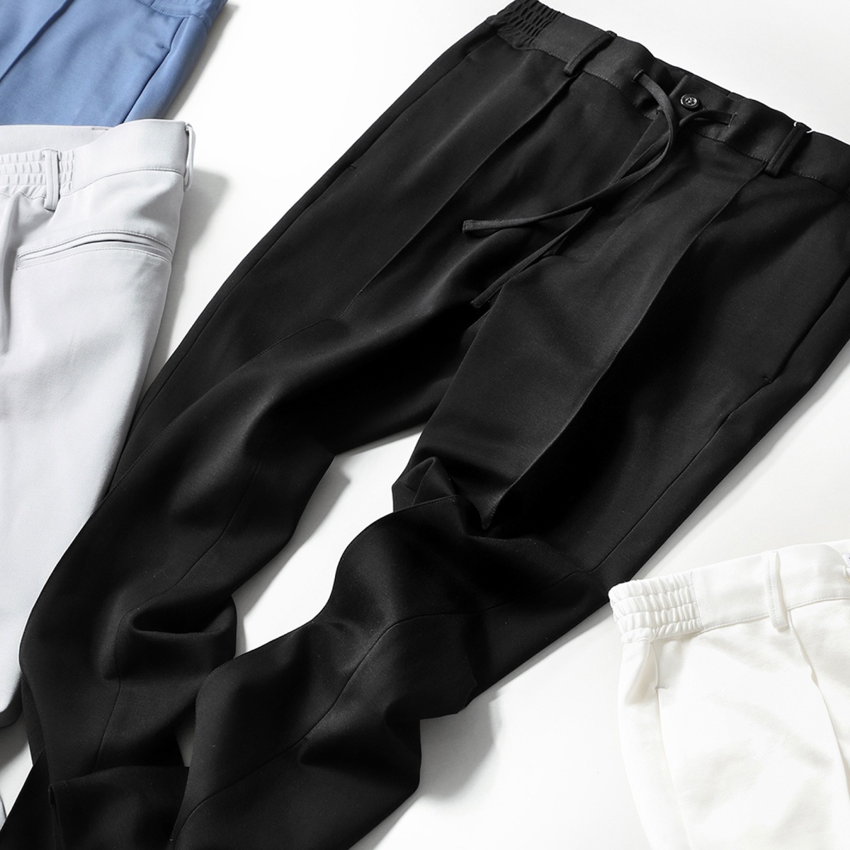 MODERN B. モダンブルー イージースラックス メンズ