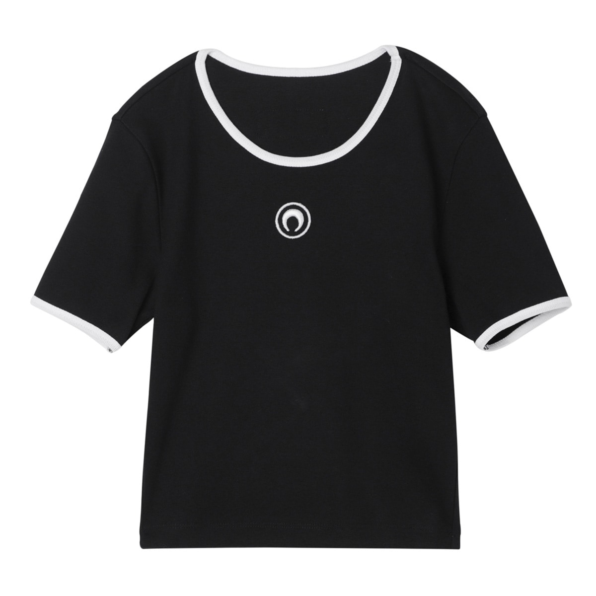 MARINE SERRE マリーン セル クルーネックTシャツ/MOON LOGO JERSEY