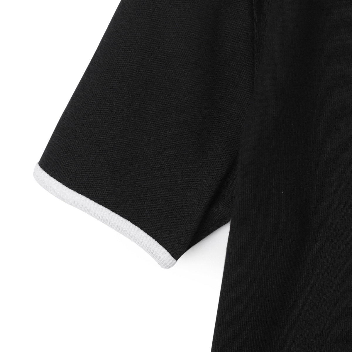 MARINE SERRE マリーン セル クルーネックTシャツ/MOON LOGO JERSEY CROPPED TOP クロップド丈 リンガー レディース