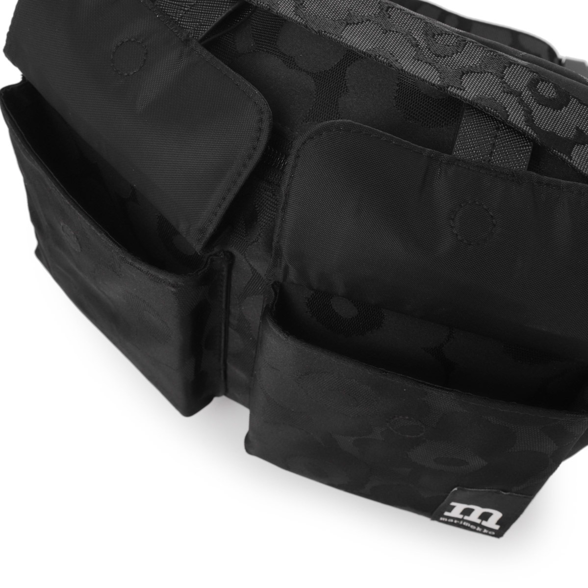 marimekko ブラックカモフラージュボディバッグ~~~ marimekko（マリメッコ） ボディバッグ Sling Bag M Solid スリング