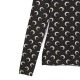 MARINE SERRE マリーン セル ハイネックカットソー/MOON PRINTED JERSEY LS HIGHNECK TOP 三日月 モチーフ ジャージー レディース