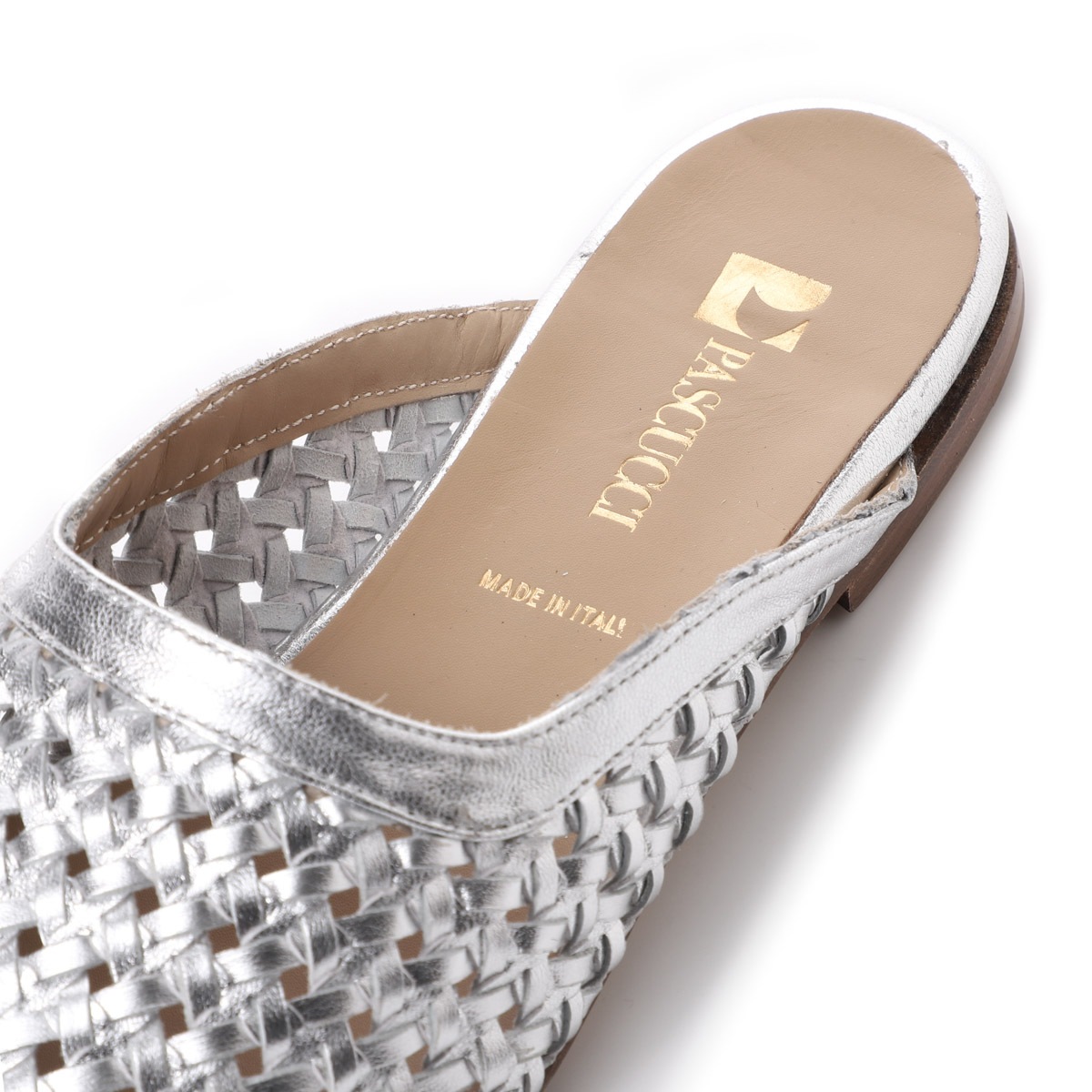 PASCUCCI パスクッチ サンダル/ミュール/JOY ミュール イントレチャート メッシュ【大きいサイズあり】 レディース