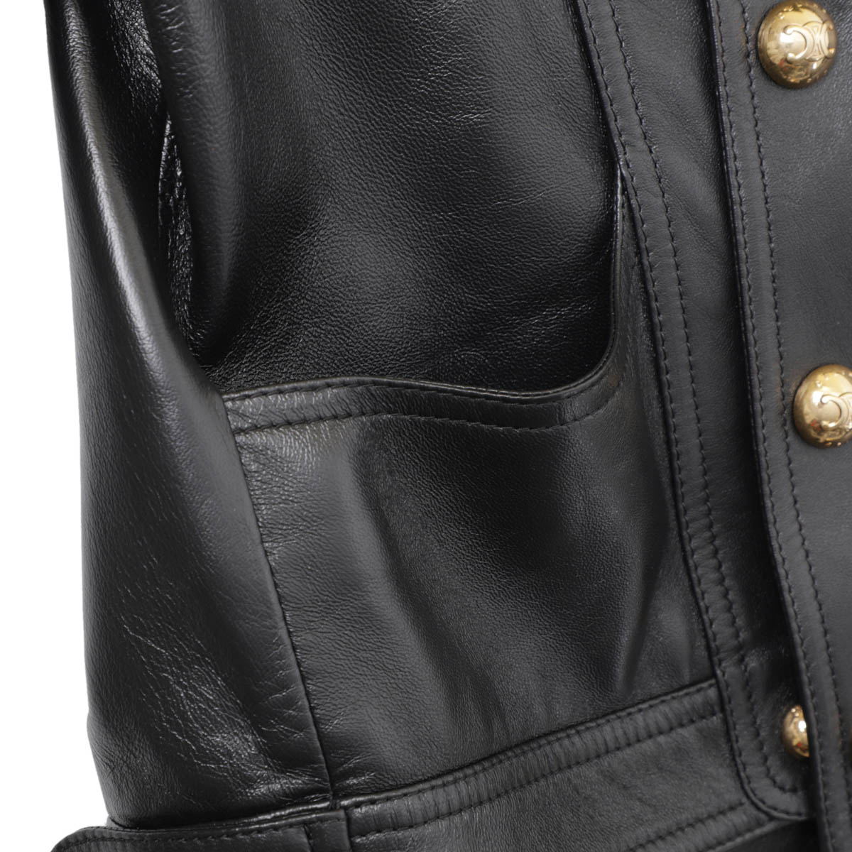 アウトレット】【ラスト1点】CELINE セリーヌ レザージャケット