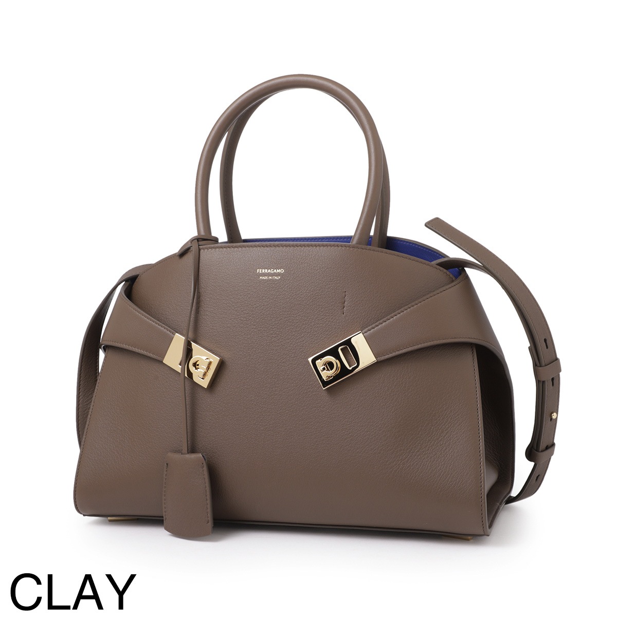 FERRAGAMO フェラガモ ハンドバッグ 2WAY/ショルダーバッグ/HUG SMALL レディース