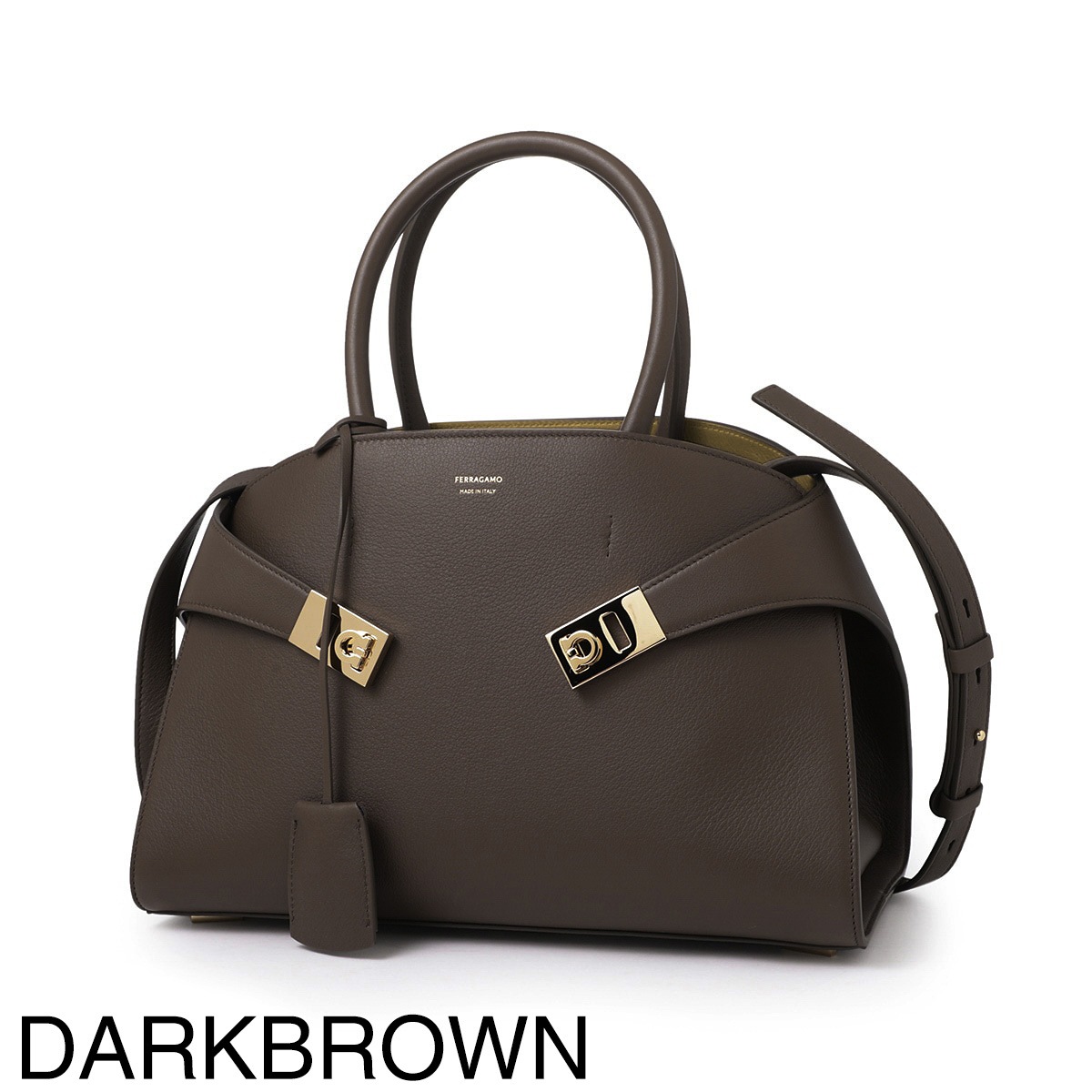 FERRAGAMO フェラガモ ハンドバッグ 2WAY/ショルダーバッグ/HUG SMALL レディース