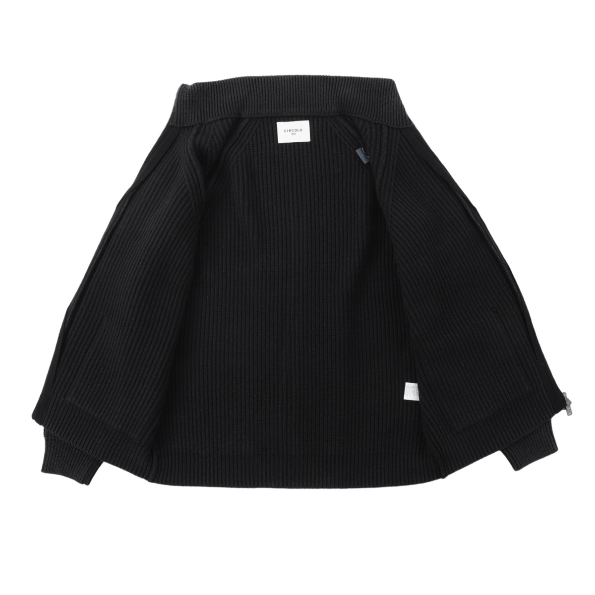 CIRCOLO 1901 チルコロ ジップアップ ニット ブルゾン/ドライバーズ CIRCOLO 1901 チルコロ ジップアップ ニット ブルゾン/ドライバーズ