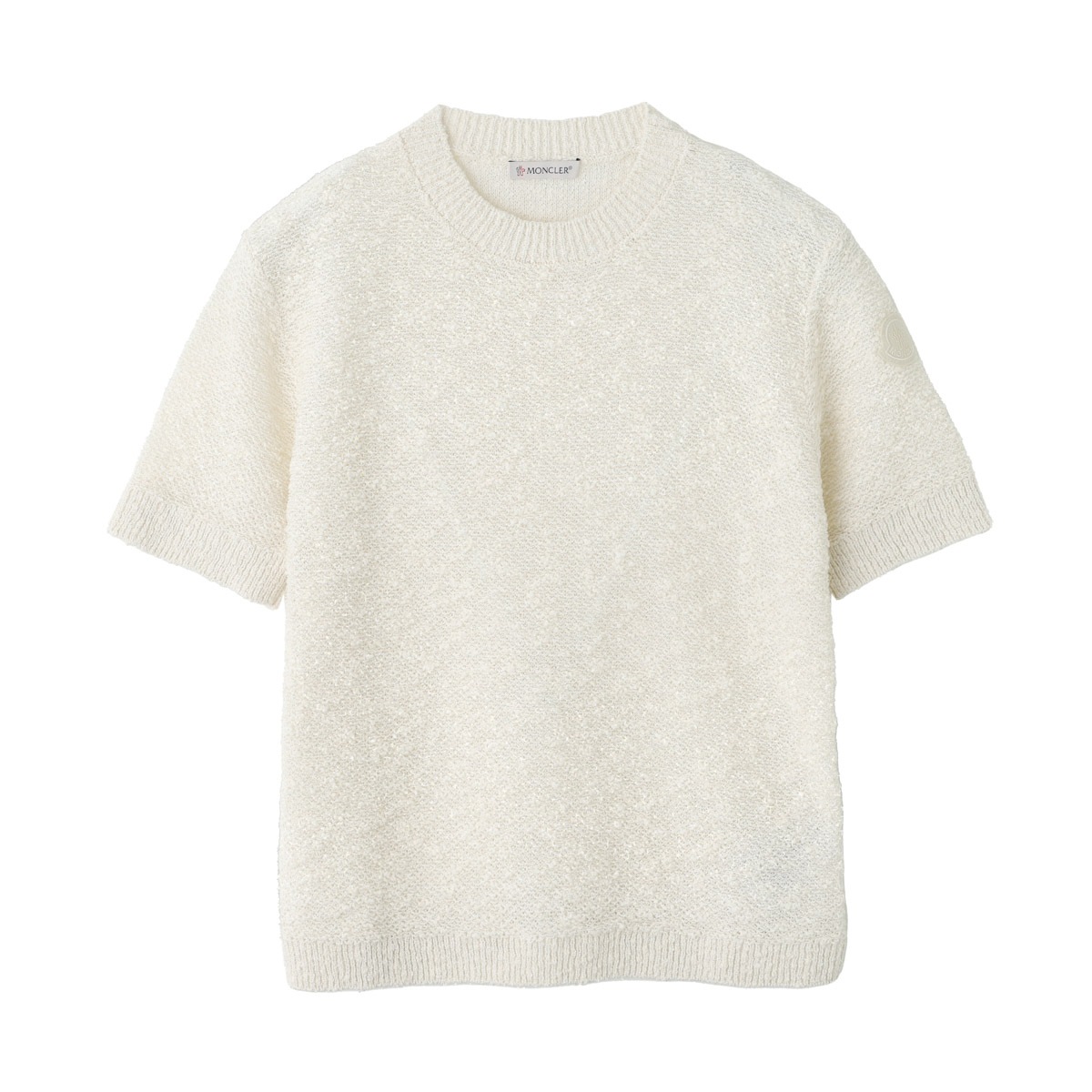 MONCLER モンクレール 半袖クルーネックニット レディース