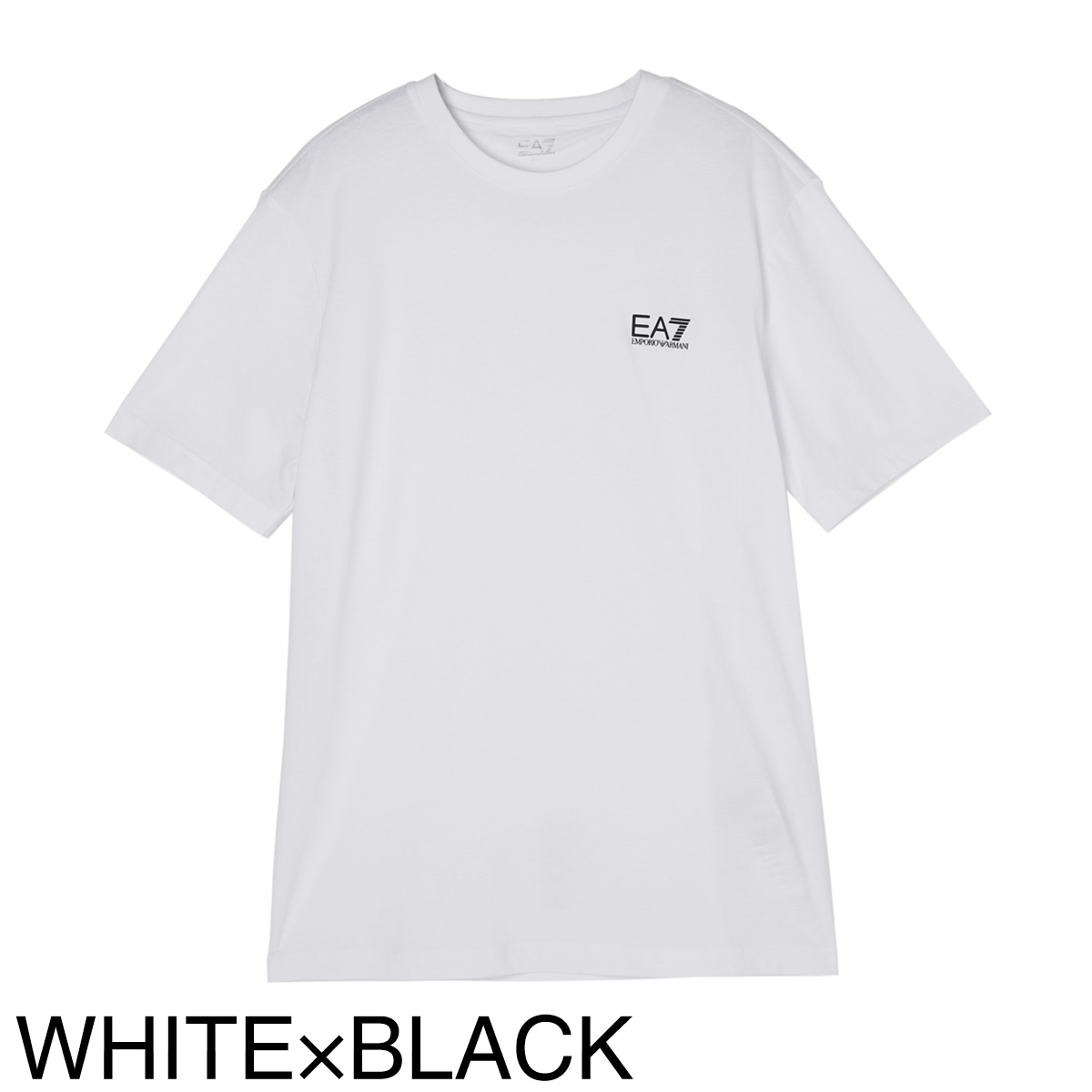 【アウトレット】『ネコポス対応(1点まで)』EA7 EMPORIO ARMANI エンポリオアルマーニ クルーネック Tシャツ/CORE IDENTITY メンズ