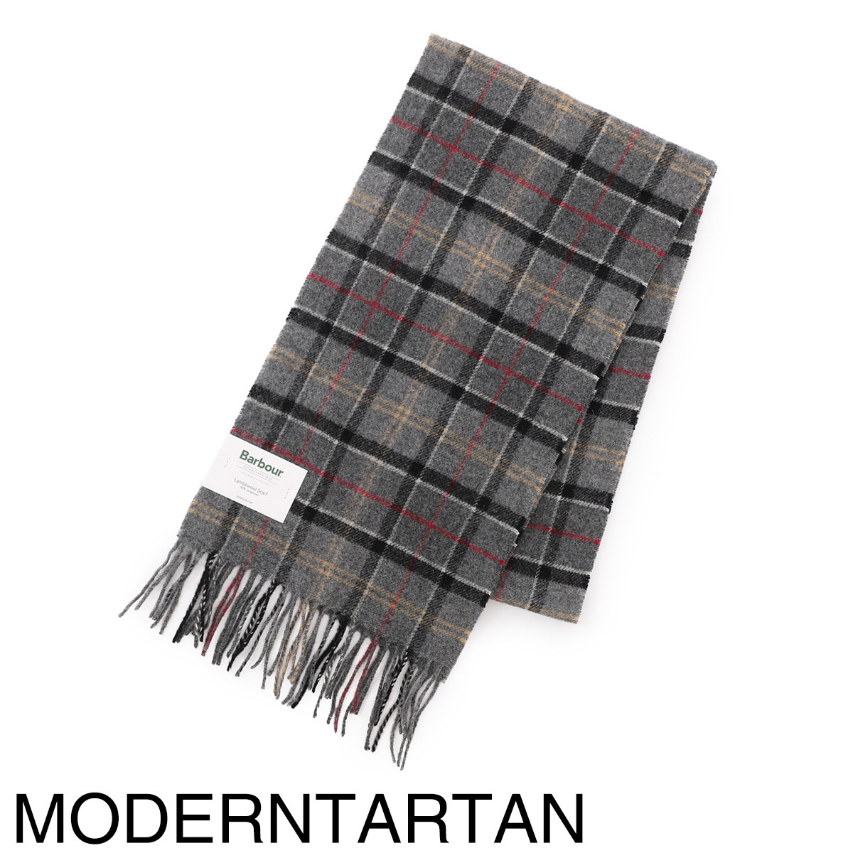 『ネコポス対応(1点まで)』Barbour バブアー マフラー/BARBOUR TARTAN LAMBSWOOL