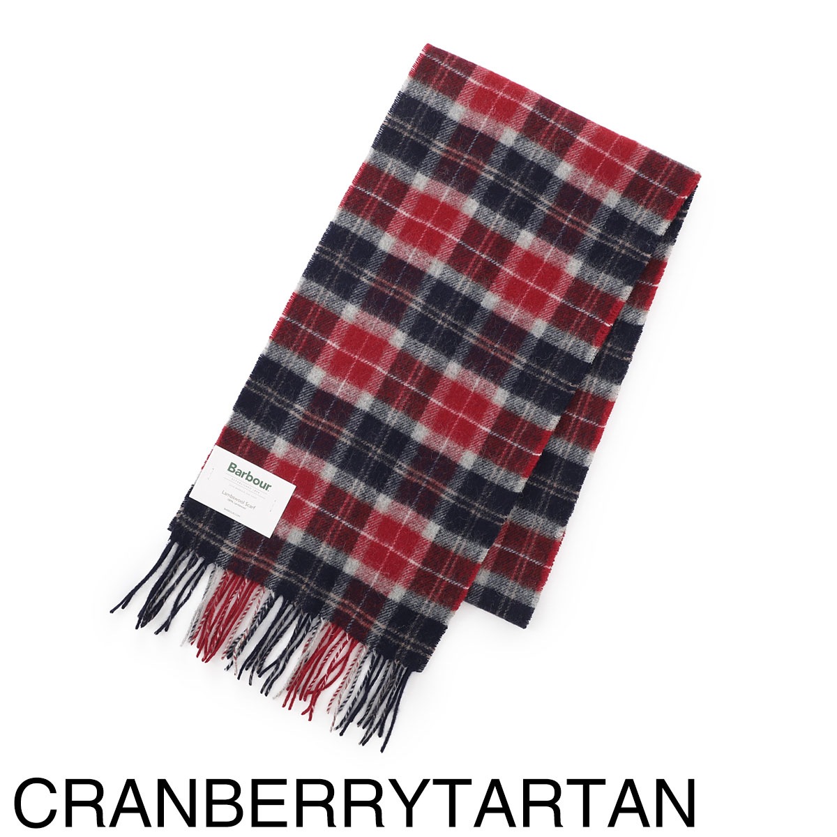 『ネコポス対応(1点まで)』Barbour バブアー マフラー/BARBOUR TARTAN LAMBSWOOL