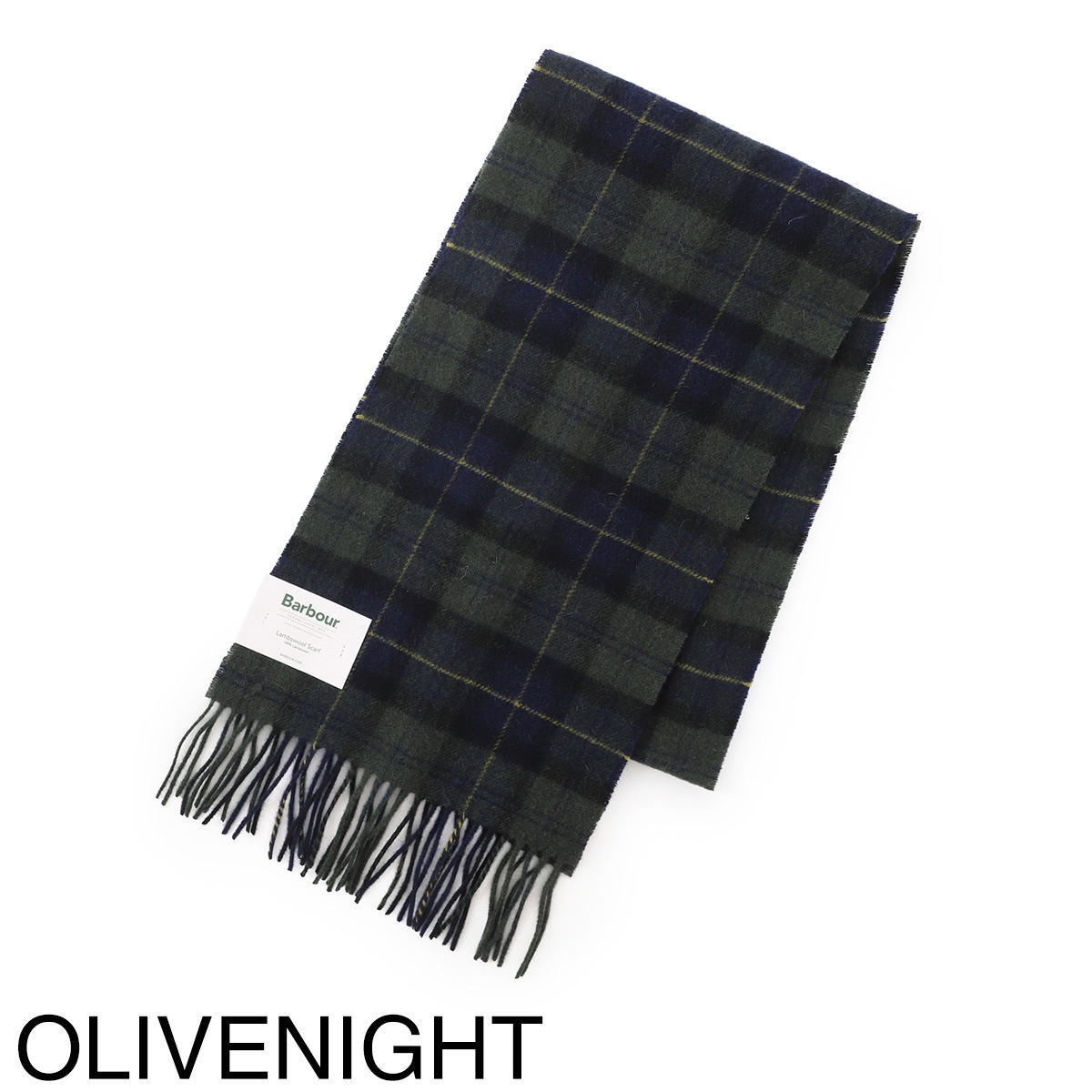 『ネコポス対応(1点まで)』Barbour バブアー マフラー/BARBOUR TARTAN LAMBSWOOL