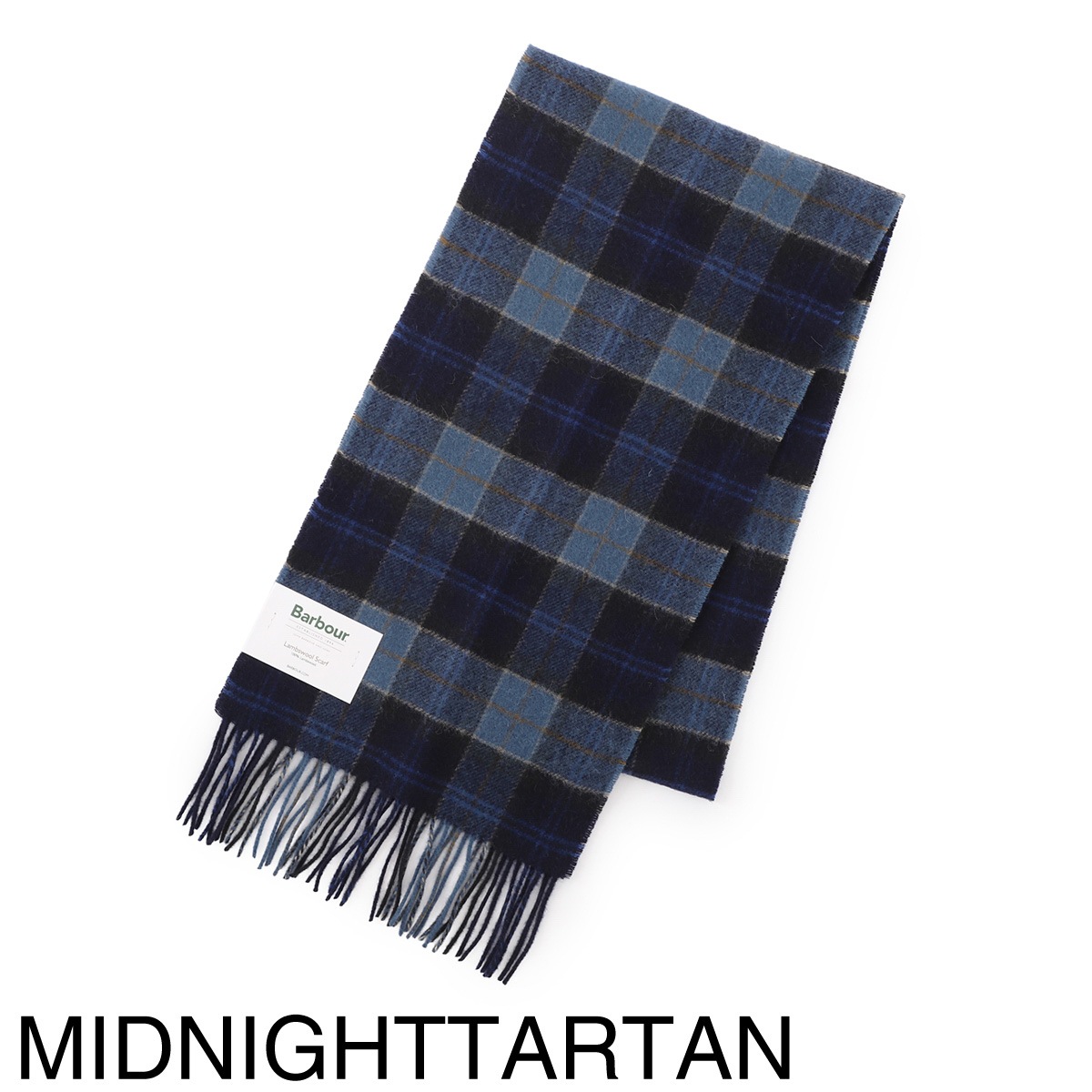 『ネコポス対応(1点まで)』Barbour バブアー マフラー/BARBOUR TARTAN LAMBSWOOL