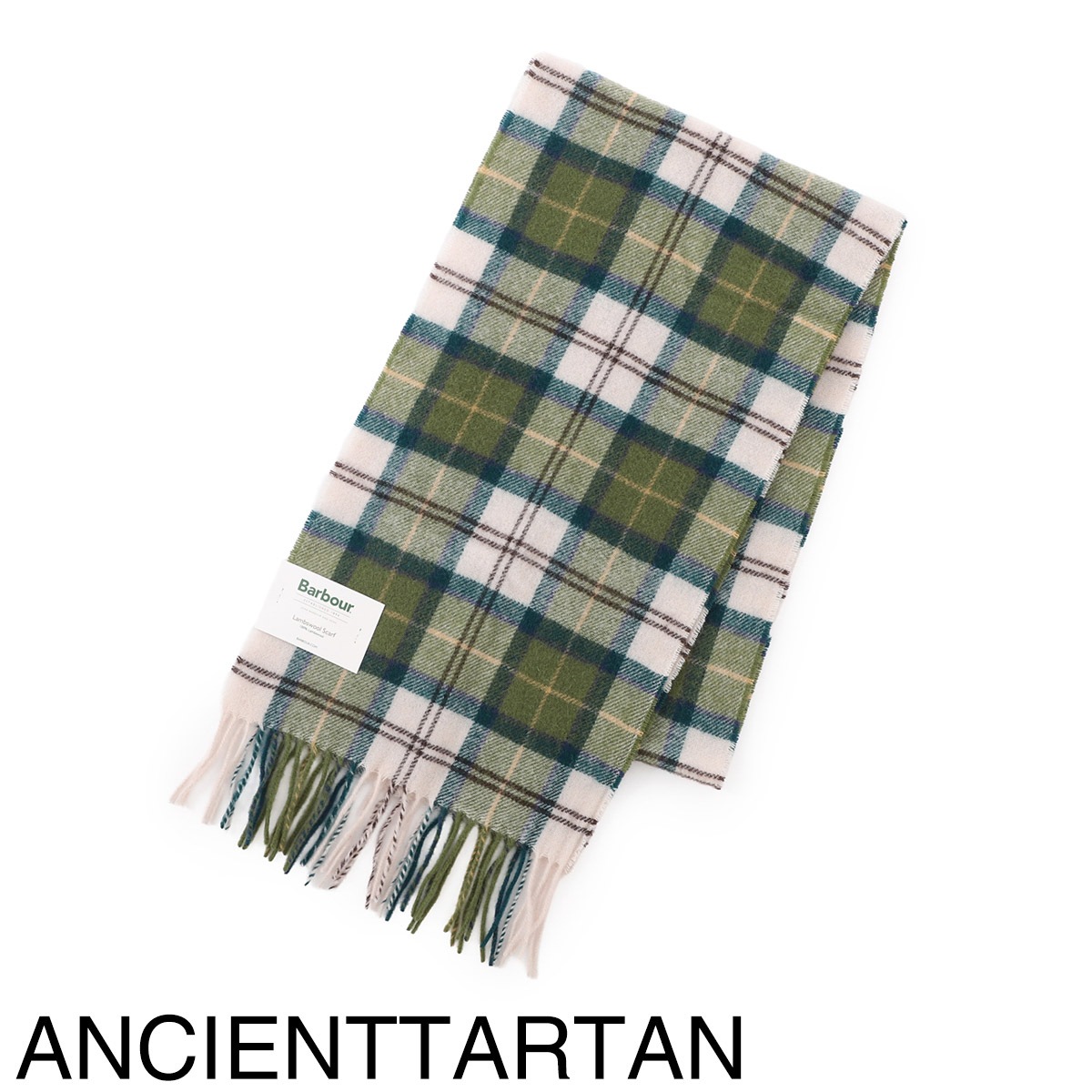 『ネコポス対応(1点まで)』Barbour バブアー マフラー/BARBOUR TARTAN LAMBSWOOL