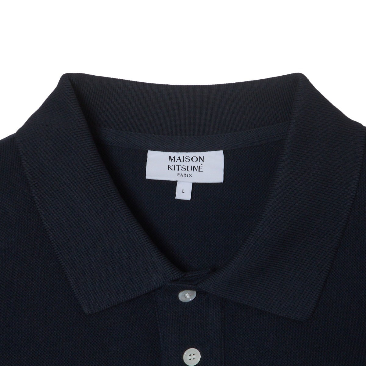 MAISON KITSUNE メゾンキツネ ポロシャツ/FOX HEAD PATCH REGULAR POLO