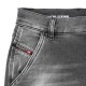 【アウトレット】DIESEL ディーゼル ジップフライジーンズ/KIDS キッズ ガールズ/D-ARGJX-WORK-J JJJ ストレート ワイドデニムパンツ パッチ ピスネーム ウォッシュ加工 レディース