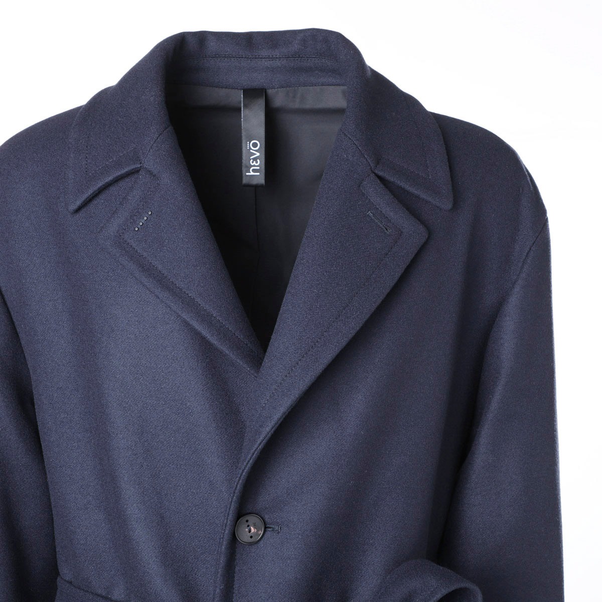 HEVO イーヴォ シングル ベルテッド コート OSTUNI 48 hevo イーヴォ シングルベルテッドコート OSTUNI 48