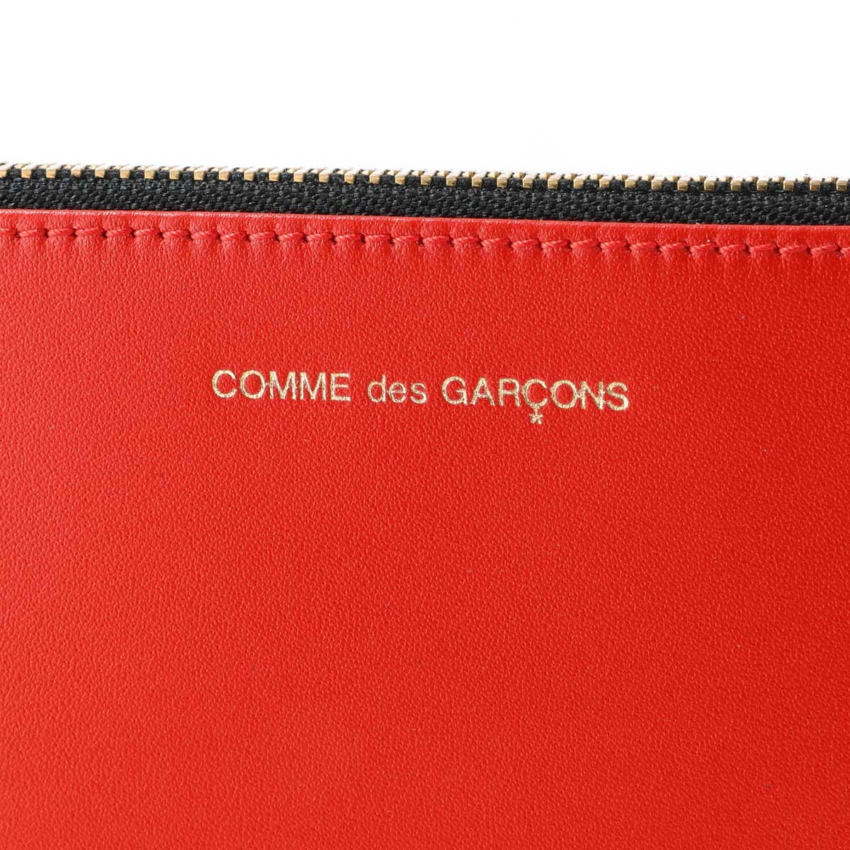 COMME des GARCONS コム デ ギャルソン フラットポーチ/Huge Logo