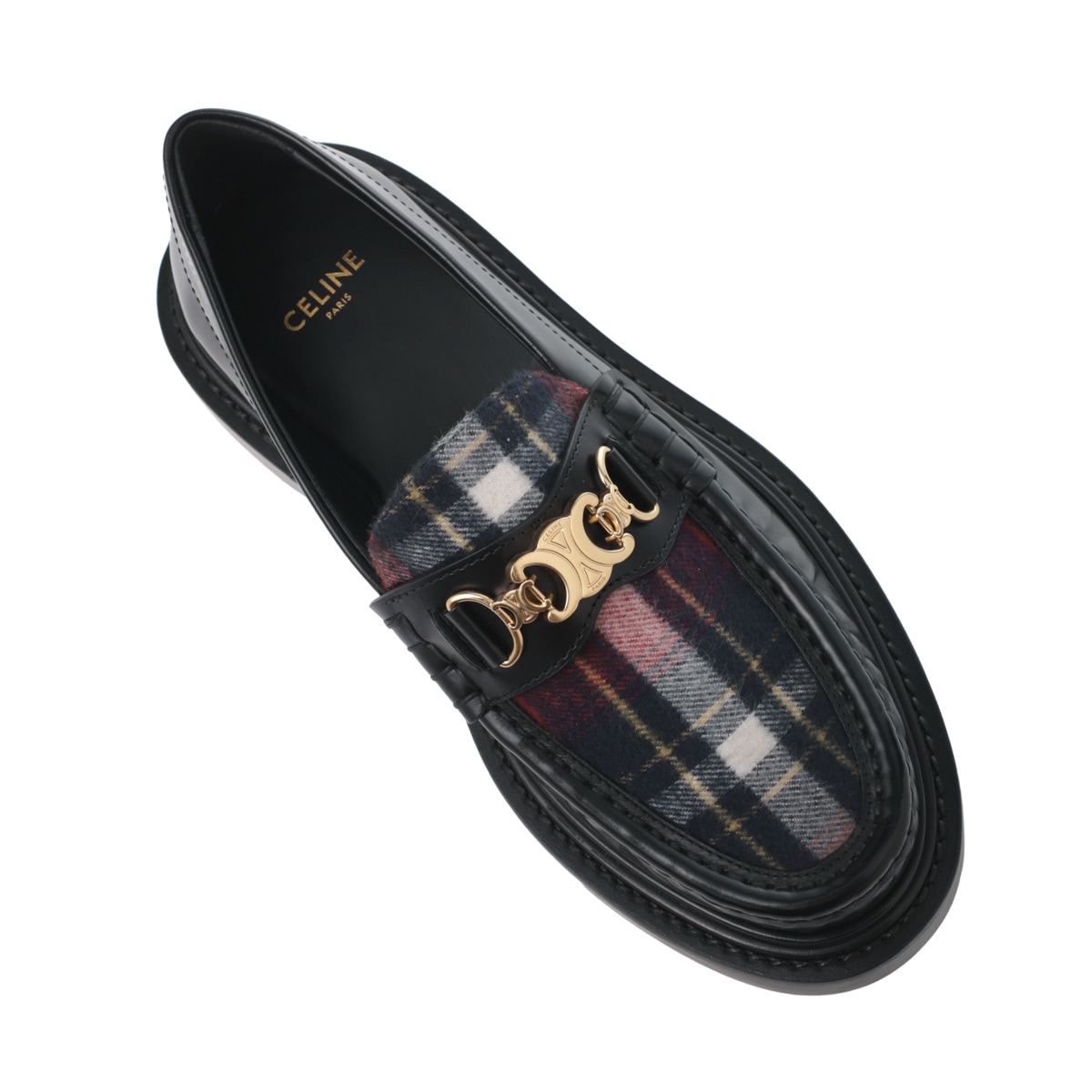 celine ローファー CELINE セリーヌ ローファー/TRIOMPHE CHAIN LOAFER 30