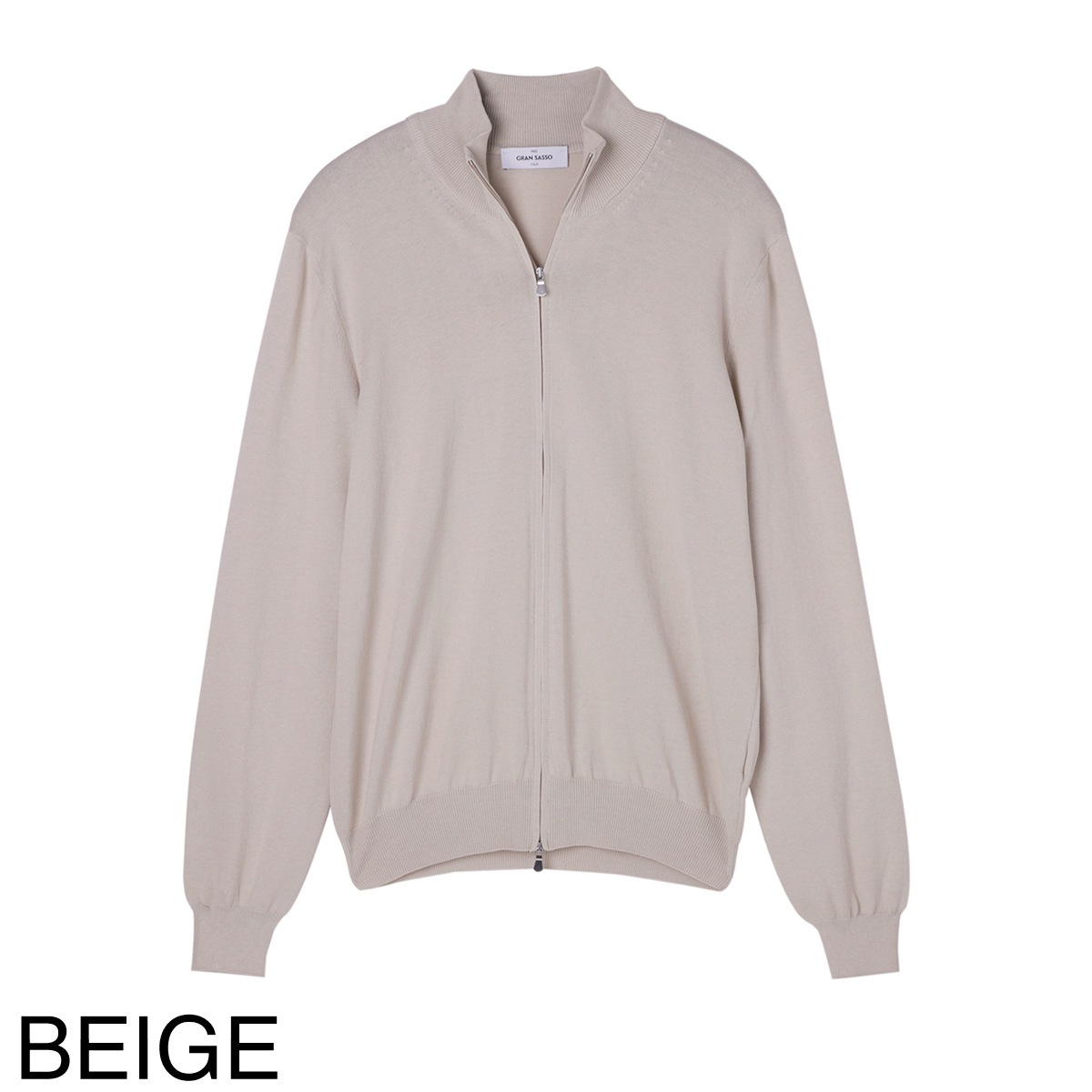 [あす着] グランサッソ Gran Sasso ジップアップ カーディガン メンズ GIUBBINO 12G Gran Sasso グランサッソ ジップアップ カーディガン/GIUBBINO 12G