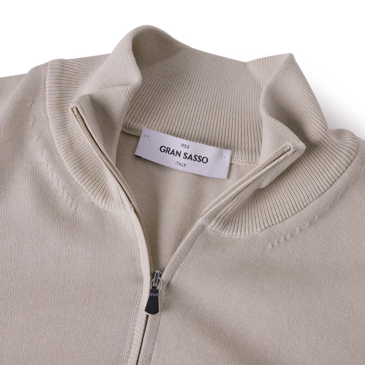 Gran Sasso グランサッソ ジップアップ カーディガン/GIUBBINO 12G【大きいサイズあり】 メンズ