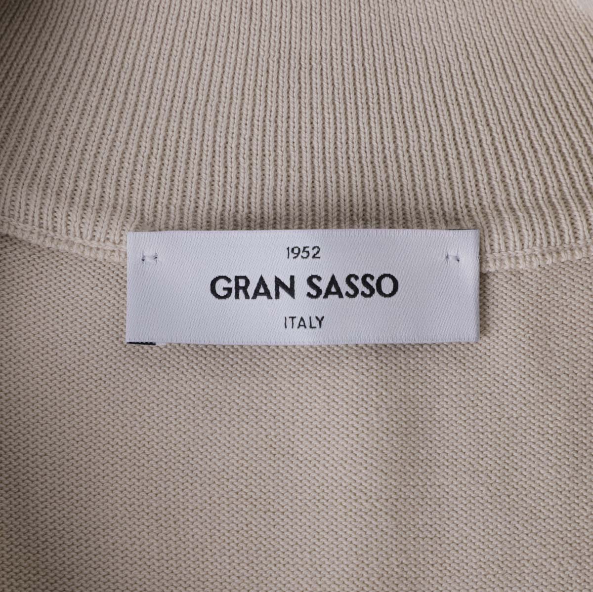Gran Sasso グランサッソ ジップアップ カーディガン/GIUBBINO 12G【大きいサイズあり】 メンズ