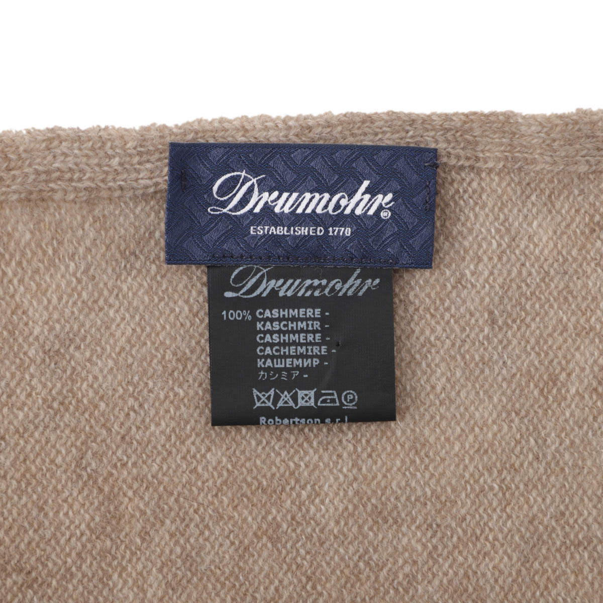 DRUMOHR ドルモア カシミヤ100％ マフラー/ストール メンズ