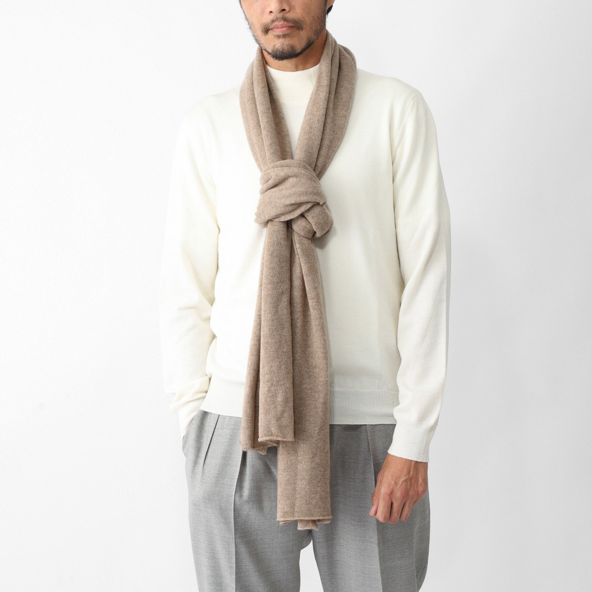 DRUMOHR ドルモア カシミヤ100％ マフラー/ストール メンズ