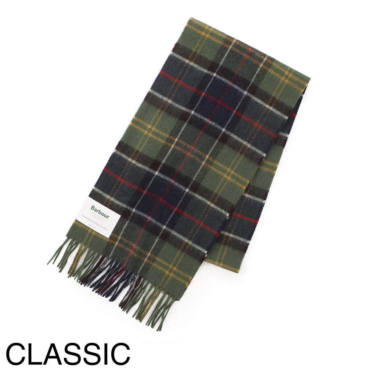 ネコポス対応(1点まで)』Barbour バブアー マフラー/BARBOUR WOOL