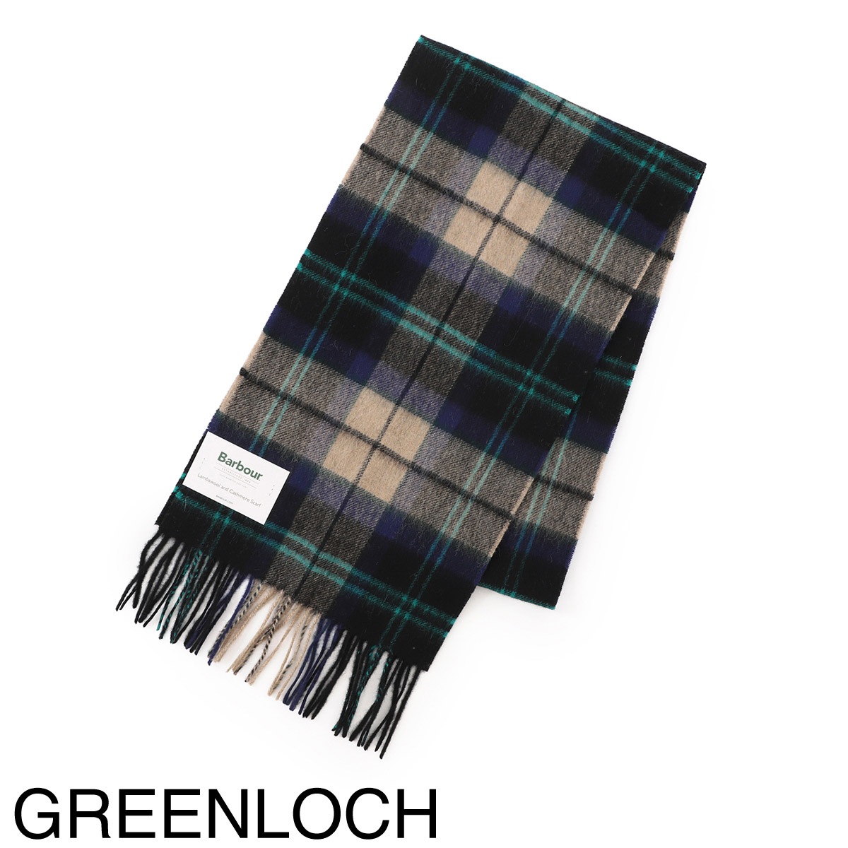 ネコポス対応(1点まで)』Barbour バブアー マフラー/BARBOUR WOOL