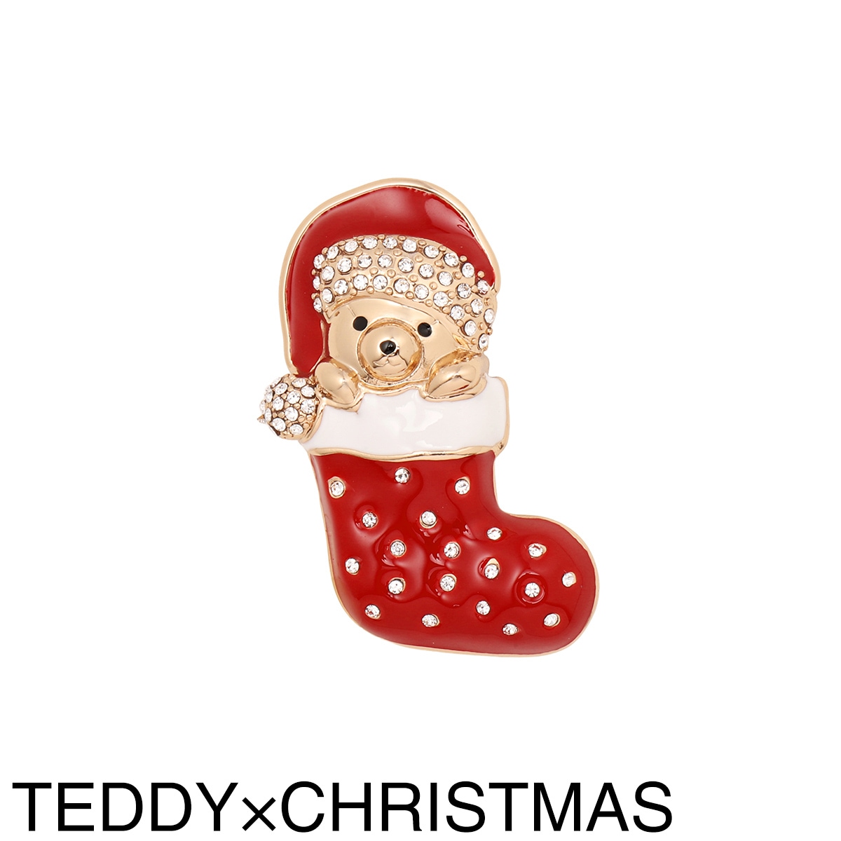 Max Mara マックスマーラ ブローチ/SHINY シャイニー クリスタル Mロゴ ベア 熊 TEDDYBROOCH ピンバッジ レディース