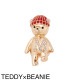 Max Mara マックスマーラ ブローチ/SHINY シャイニー クリスタル Mロゴ ベア 熊 TEDDYBROOCH ピンバッジ レディース