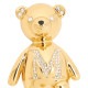 Max Mara マックスマーラ ブローチ/SHINY シャイニー クリスタル Mロゴ ベア 熊 TEDDYBROOCH ピンバッジ レディース