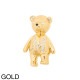 Max Mara マックスマーラ ブローチ/SHINY シャイニー クリスタル Mロゴ ベア 熊 TEDDYBROOCH ピンバッジ レディース