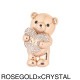 Max Mara マックスマーラ ブローチ/SHINY シャイニー クリスタル Mロゴ ベア 熊 TEDDYBROOCH ピンバッジ レディース