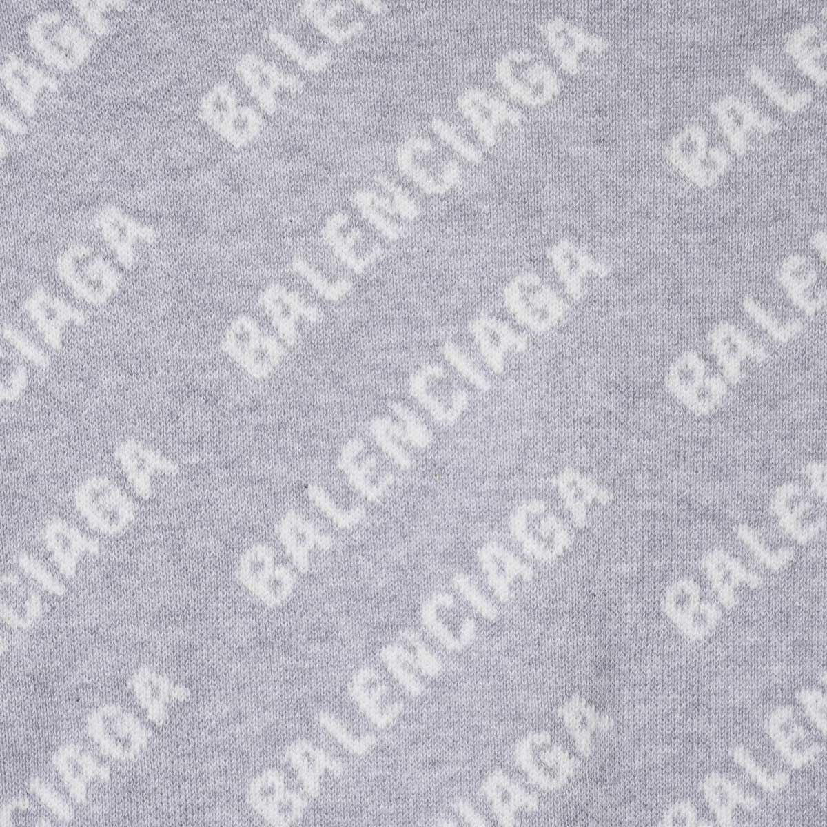 【アウトレット】【ラスト1点】BALENCIAGA バレンシアガ カーディガン/Vネック カーディガン/MINI ALLOVER LOGO