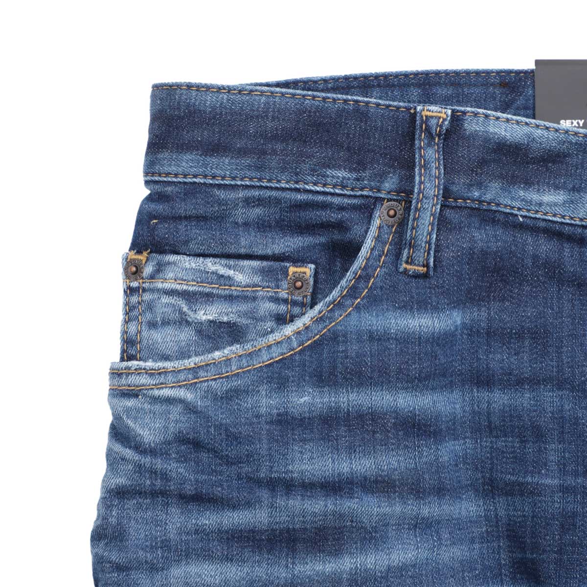 【アウトレット】DSQUARED2 ディースクエアード ボタンフライジーンズ/SEXY TWIST JEAN メンズ