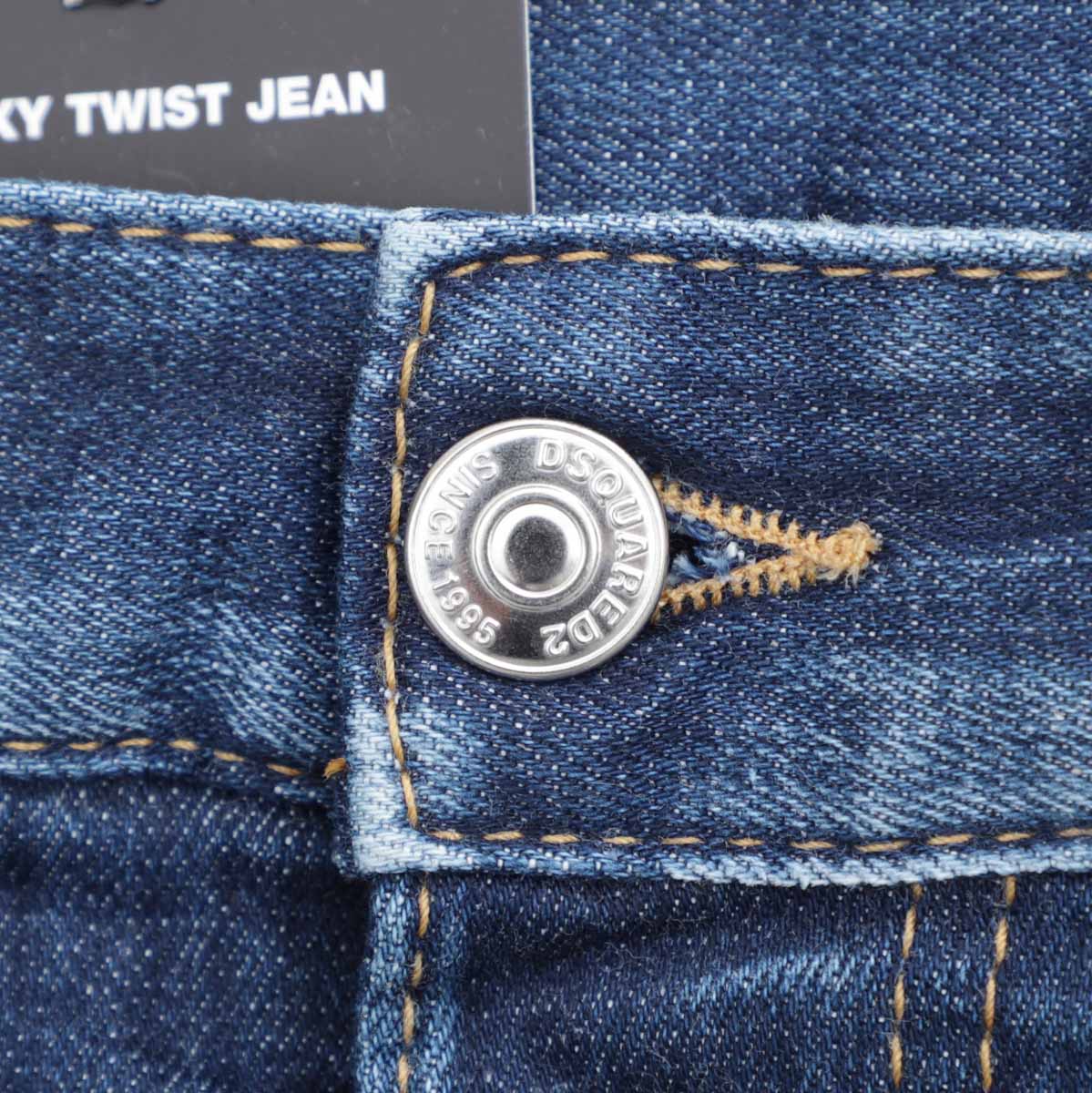 【アウトレット】DSQUARED2 ディースクエアード ボタンフライジーンズ/SEXY TWIST JEAN メンズ