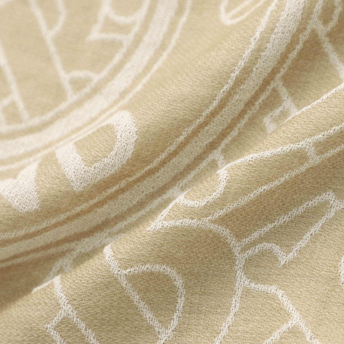 【アウトレット】BURBERRY バーバリー ストール/TB ROUNDEL JACQUARD CASHMERE SCARF レディース