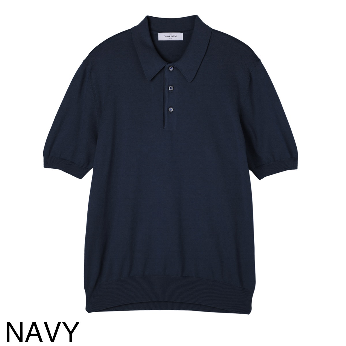 Gran Sasso グランサッソ ニットポロシャツ/TENNIS M/M 12G【大きいサイズあり】 メンズ