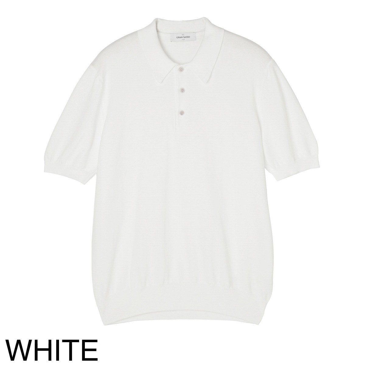 Gran Sasso グランサッソ ニットポロシャツ/TENNIS M/M 12G【大きいサイズあり】 メンズ