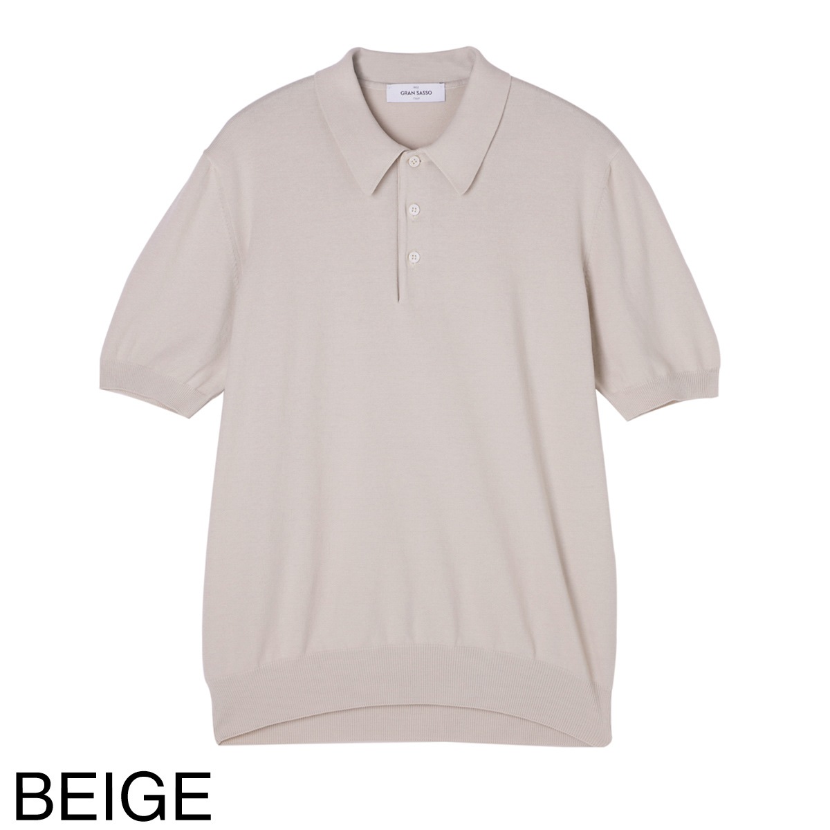 Gran Sasso グランサッソ ニットポロシャツ/TENNIS M/M 12G【大きいサイズあり】 メンズ