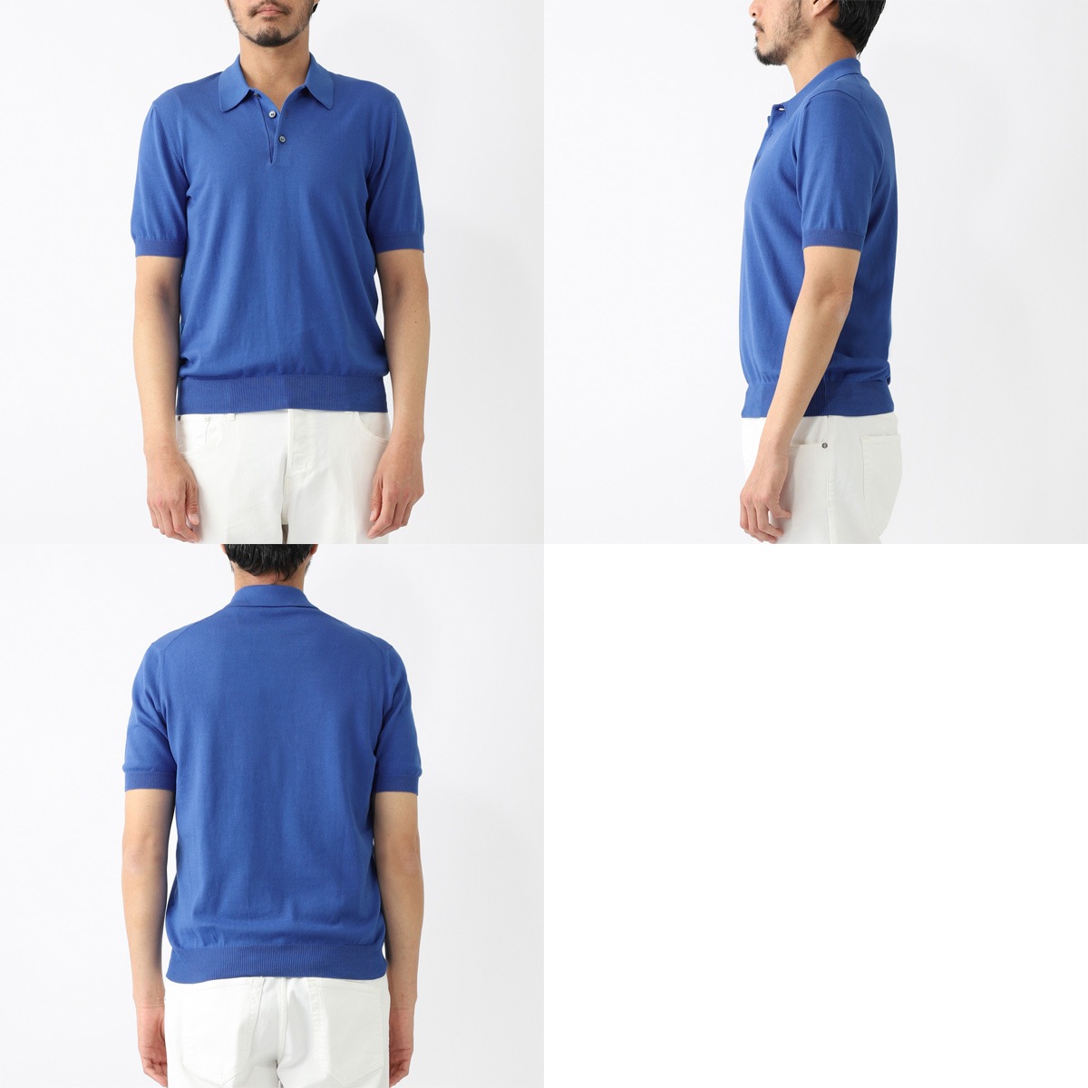 Gran Sasso グランサッソ ニットポロシャツ/TENNIS M/M 12G【大きいサイズあり】 メンズ