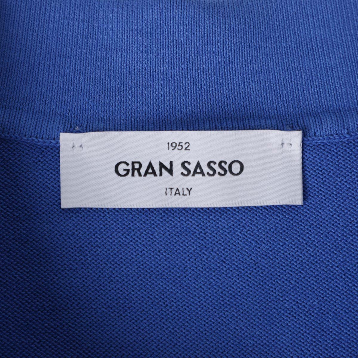 Gran Sasso グランサッソ ニットポロシャツ/TENNIS M/M 12G【大きいサイズあり】 メンズ