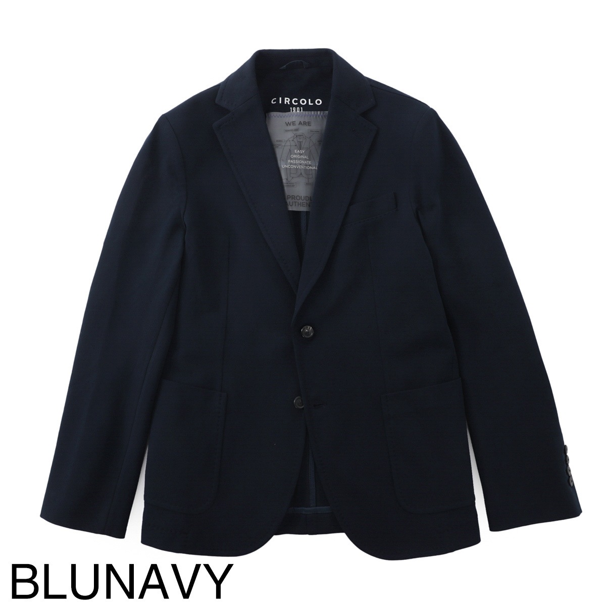 CIRCOLO 1901 チルコロ 2つボタン イージージャケット/PIQUET LIGHT