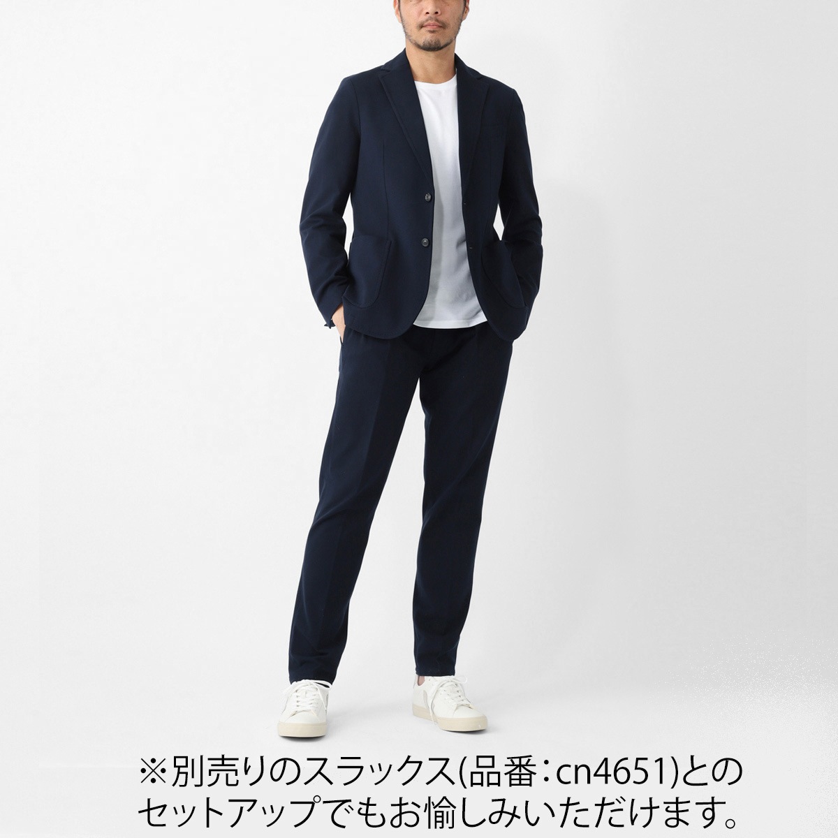 CIRCOLO 1901 チルコロ 2つボタン イージージャケット/PIQUET LIGHT