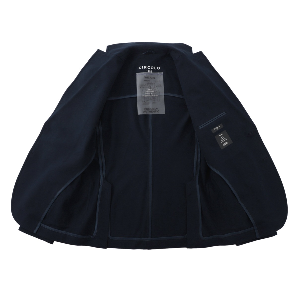 CIRCOLO 1901 チルコロ 2つボタン イージージャケット/PIQUET LIGHT