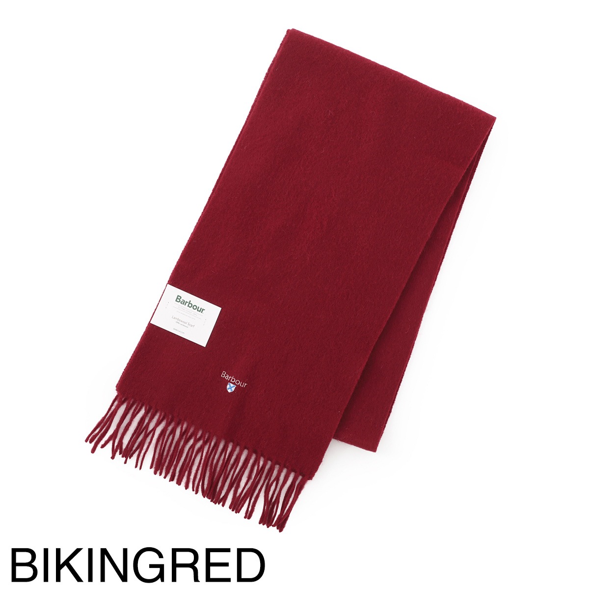 『ネコポス対応(1点まで)』Barbour バブアー マフラー/BARBOUR PLAIN LAMBSWOOL SCARF