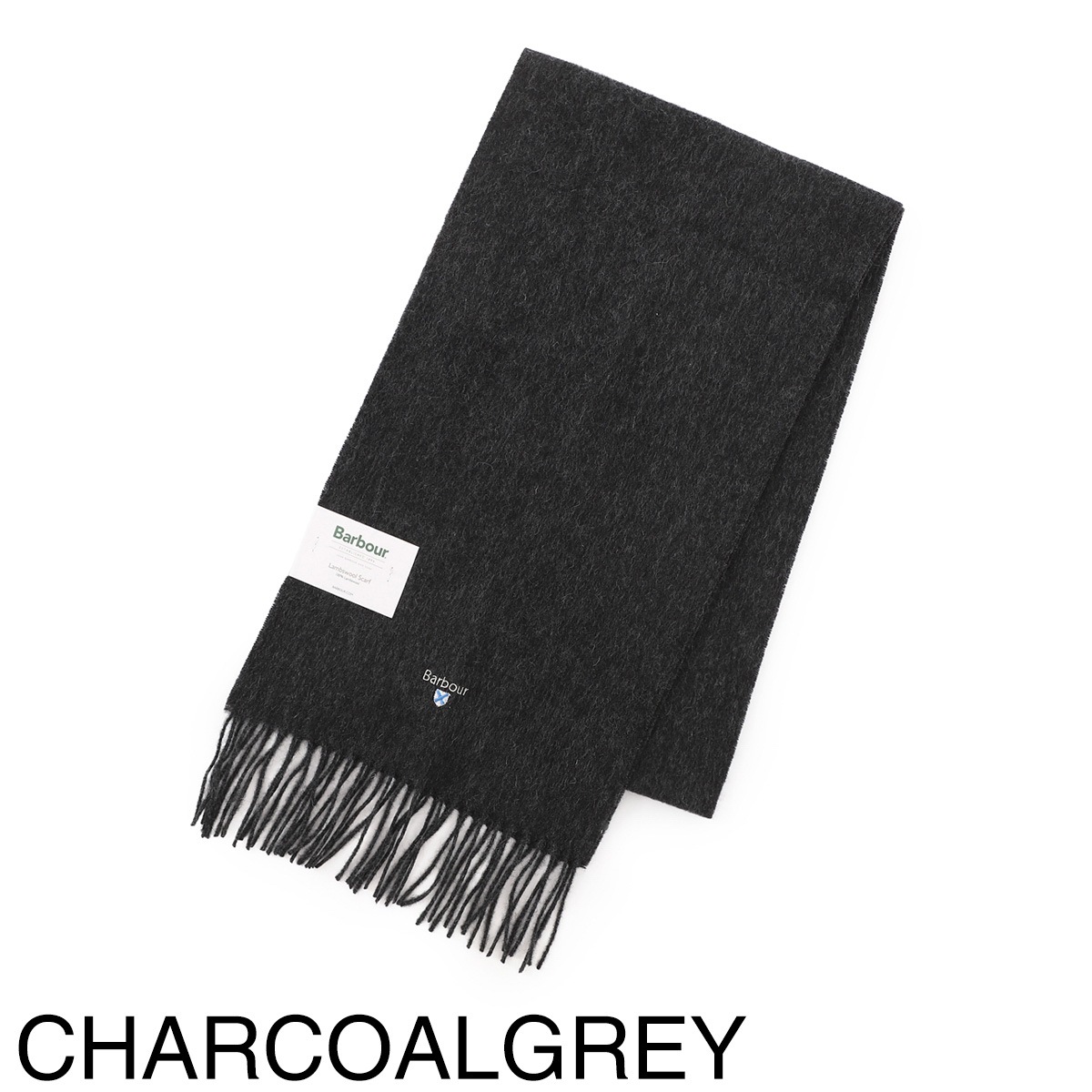 『ネコポス対応(1点まで)』Barbour バブアー マフラー/BARBOUR PLAIN LAMBSWOOL SCARF